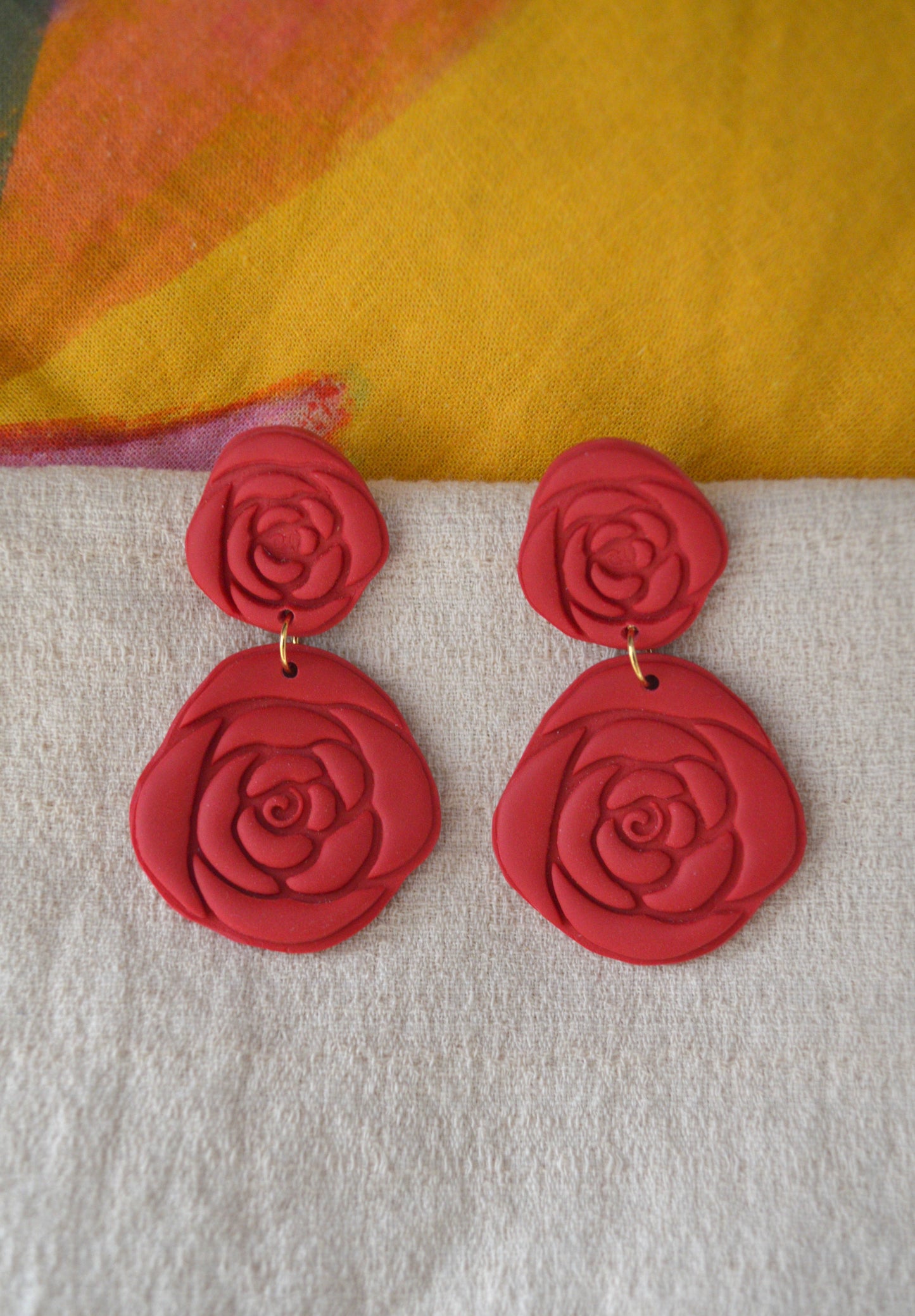 Rose Earrings